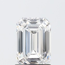 Diament laboratoryjny bezbarwny szlif szmaragdowy, 1.58ct, VVS2, E, IGI LG635468928