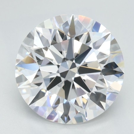 Diament laboratoryjny bezbarwny szlif okrągły, 2.22ct, VVS1, D, IGI LG683562886