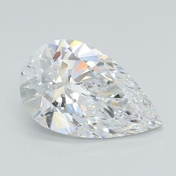 Diament laboratoryjny bezbarwny szlif gruszkowy, 2.09ct, VVS2, D, GIA 6495799813