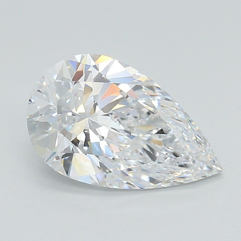 Diament laboratoryjny bezbarwny szlif gruszkowy, 2.09ct, VVS2, D, GIA 6495799813