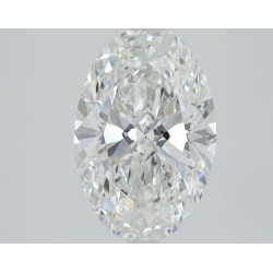 Diament laboratoryjny bezbarwny szlif owalny, 2.06ct, VVS1, E, IGI LG737572485