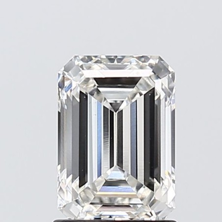 Diament laboratoryjny bezbarwny szlif szmaragdowy, 1.63ct, VVS2, F, IGI LG660450958