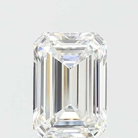 Diament laboratoryjny bezbarwny szlif szmaragdowy, 1.58ct, VVS2, E, IGI LG656415845