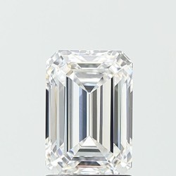 Diament laboratoryjny bezbarwny szlif szmaragdowy, 1.97ct, VVS2, E, IGI LG660468954