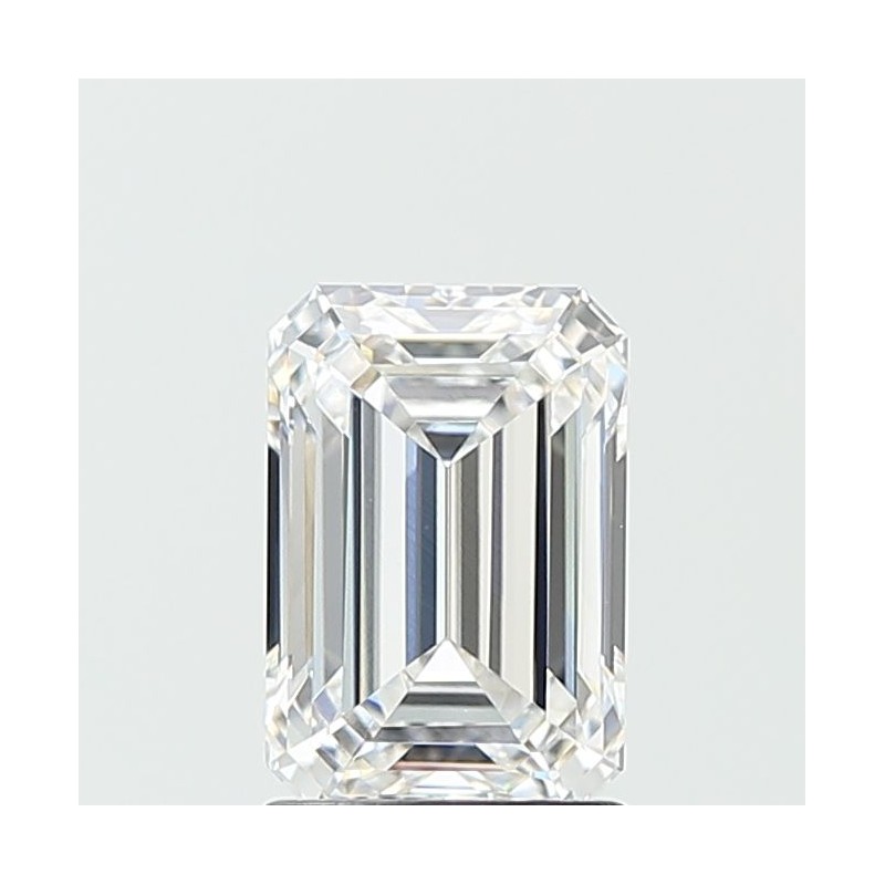 Diament laboratoryjny bezbarwny szlif szmaragdowy, 1.97ct, VVS2, E, IGI LG660468954