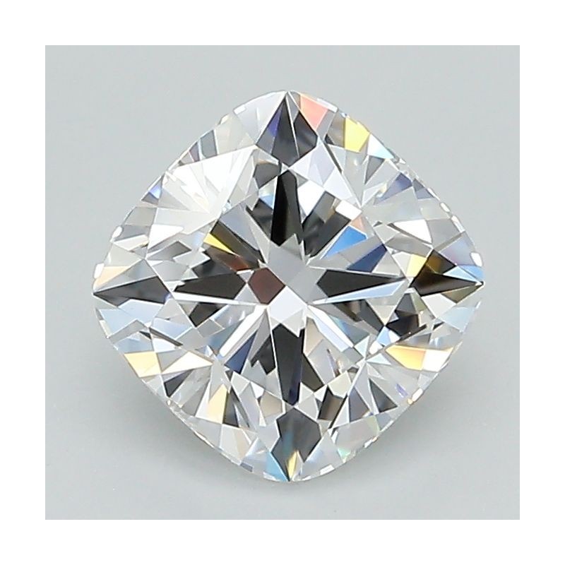 Diament laboratoryjny bezbarwny szlif poduszkowy brylantowy, 1.56ct, VVS2, D, GIA 2494058094