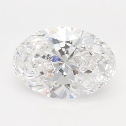 Diament laboratoryjny bezbarwny szlif owalny, 1.22ct, VVS1, D, IGI LG739598572