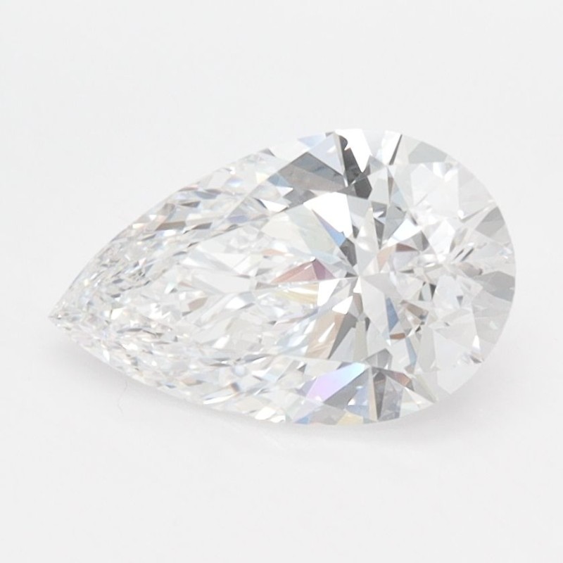 Diament laboratoryjny bezbarwny szlif gruszkowy, 1.26ct, VVS2, D, IGI LG739586723