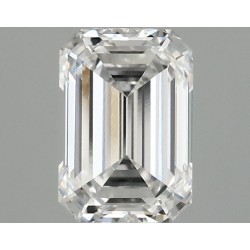 Diament laboratoryjny bezbarwny szlif szmaragdowy, 1.1ct, VVS2, D, IGI LG737558375