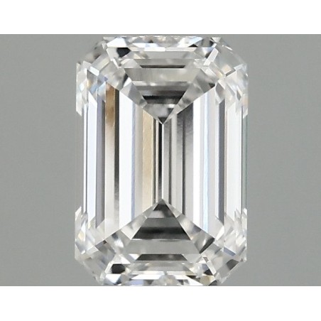 Diament laboratoryjny bezbarwny szlif szmaragdowy, 1.1ct, VVS2, D, IGI LG737558375