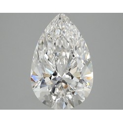 Diament laboratoryjny bezbarwny szlif gruszkowy, 2.14ct, VVS2, E, IGI LG706561451