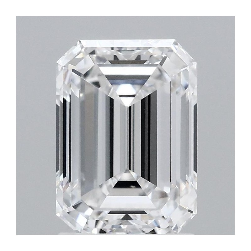 Diament laboratoryjny bezbarwny szlif szmaragdowy, 2.14ct, VVS2, D, IGI LG687526927