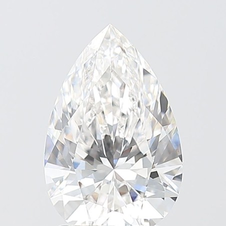 Diament laboratoryjny bezbarwny szlif gruszkowy, 2.06ct, VVS2, E, IGI LG733535639