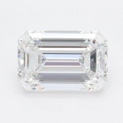 Diament laboratoryjny bezbarwny szlif szmaragdowy, 1.37ct, IF, D, IGI LG741524341