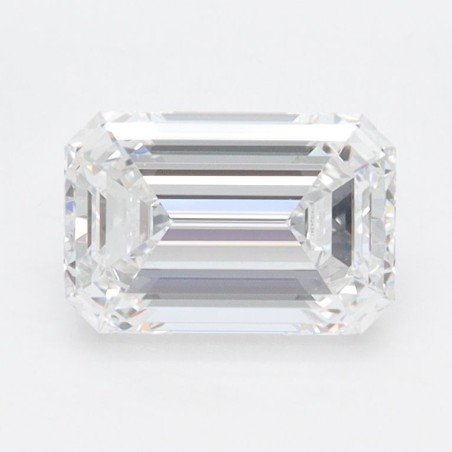 Diament laboratoryjny bezbarwny szlif szmaragdowy, 1.37ct, IF, D, IGI LG741524341