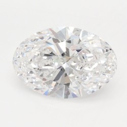 Diament laboratoryjny bezbarwny szlif owalny, 1.56ct, VVS1, D, IGI LG741524369