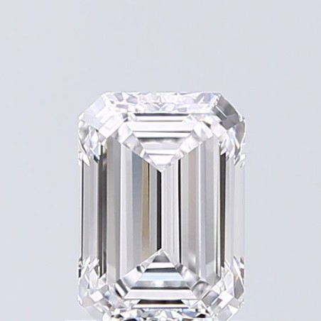 Diament laboratoryjny bezbarwny szlif szmaragdowy, 1.01ct, VVS2, D, IGI 627425126