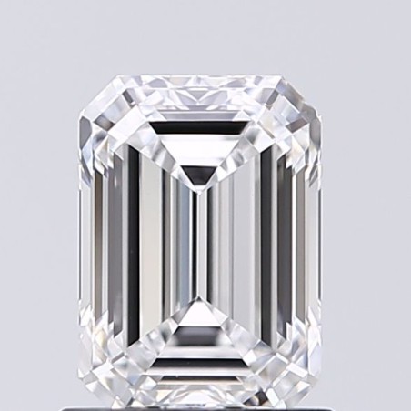 Diament laboratoryjny bezbarwny szlif szmaragdowy, 1.01ct, VVS2, D, IGI LG627487410