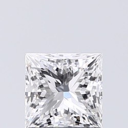 Diament laboratoryjny bezbarwny szlif princess, 1.01ct, VVS2, D, IGI LG627487420