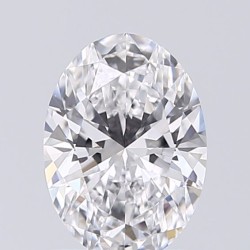 Diament laboratoryjny bezbarwny szlif owalny, 1.09ct, IF, D, IGI LG627446133