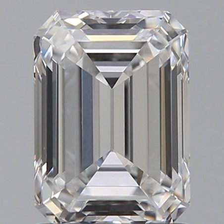 Diament laboratoryjny bezbarwny szlif szmaragdowy, 1.54ct, VVS1, E, IGI LG726539050