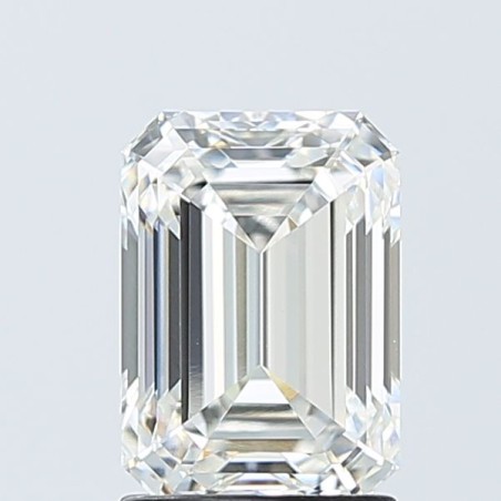 Diament laboratoryjny bezbarwny szlif szmaragdowy, 2.03ct, VVS2, F, IGI LG742530556