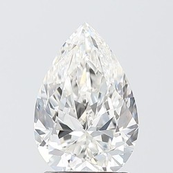 Diament laboratoryjny bezbarwny szlif gruszkowy, 2.01ct, VVS2, E, IGI LG742530759