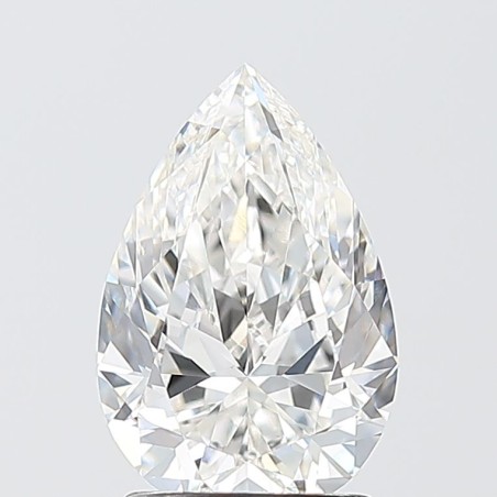 Diament laboratoryjny bezbarwny szlif gruszkowy, 2.01ct, VVS2, E, IGI LG742530759