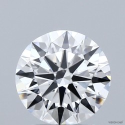 Diament laboratoryjny bezbarwny szlif okrągły, 2.39ct, VVS2, E, IGI LG723524100
