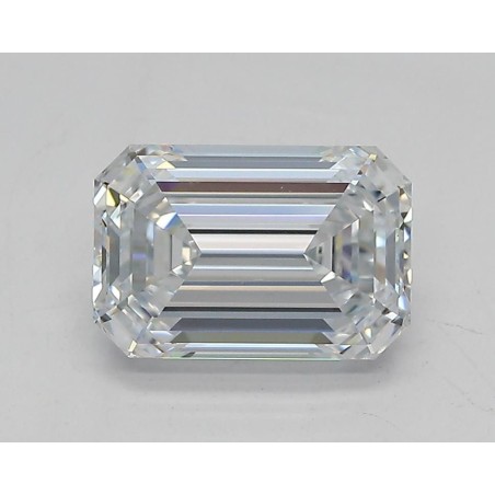 Diament laboratoryjny bezbarwny szlif szmaragdowy, 1.51ct, VVS2, D, IGI LG660415782