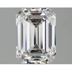 Diament laboratoryjny bezbarwny szlif szmaragdowy, 2.07ct, VVS2, E, IGI LG737557922