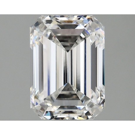 Diament laboratoryjny bezbarwny szlif szmaragdowy, 2.07ct, VVS2, E, IGI LG737557922