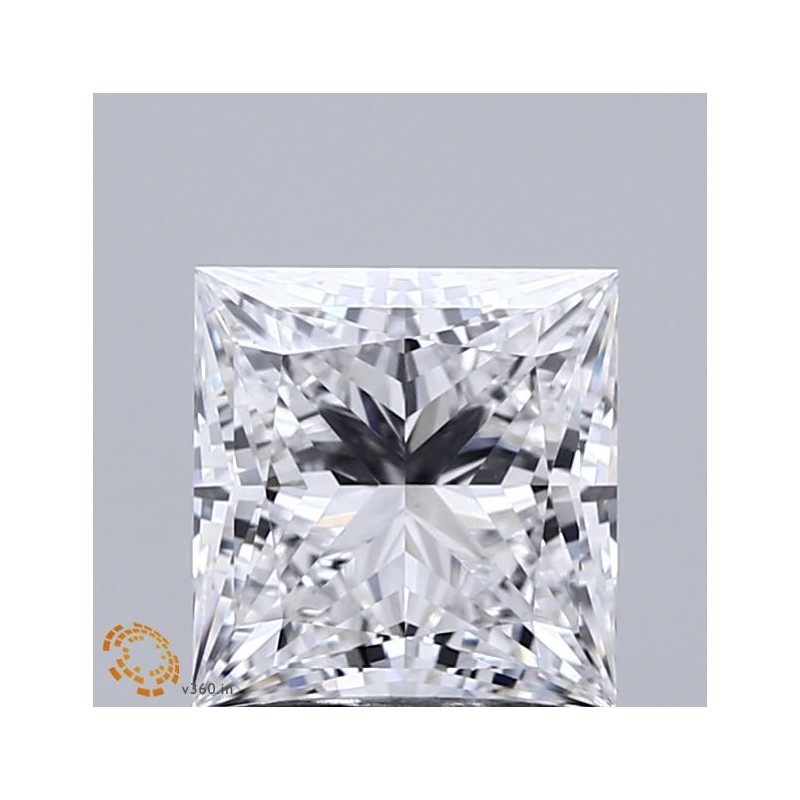 Diament laboratoryjny bezbarwny szlif princess, 2.11ct, VVS2, D, IGI LG718505152 Diament laboratoryjny bezbarwny szlif princess, 2.11ct, VVS2, D, IGI LG718505152
