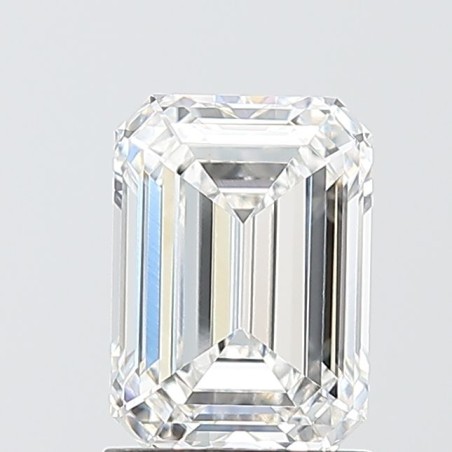 Diament laboratoryjny bezbarwny szlif szmaragdowy, 1.59ct, VVS2, E, IGI LG741584451