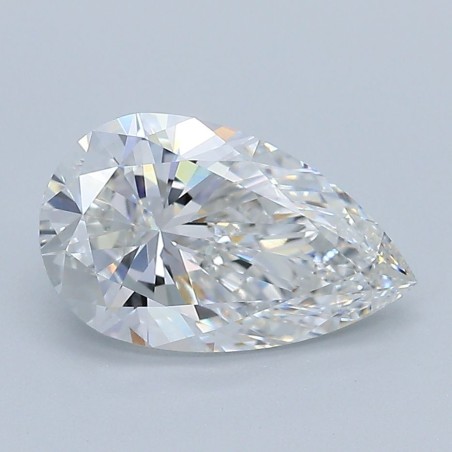 Diament laboratoryjny bezbarwny szlif gruszkowy, 2.0ct, VVS2, E, IGI LG598387688