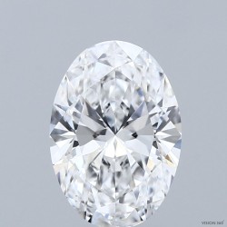 Diament laboratoryjny bezbarwny szlif owalny, 2.53ct, VVS1, D, IGI LG741514294