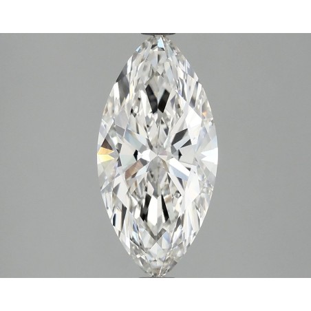 Diament laboratoryjny bezbarwny markiza, 1.97ct, VVS2, F, IGI LG737572497