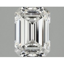 Diament laboratoryjny bezbarwny szlif szmaragdowy, 2.1ct, VVS2, F, IGI LG737545214