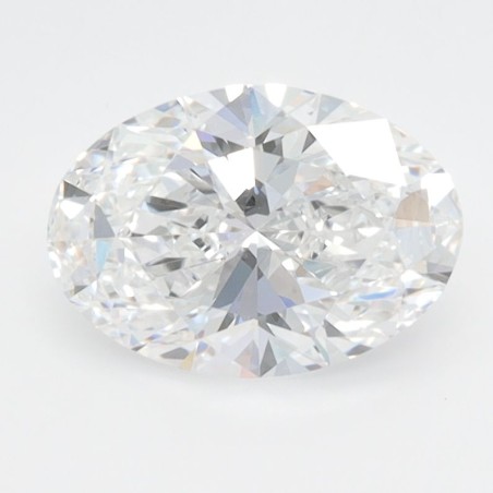 Diament laboratoryjny bezbarwny szlif owalny, 1.53ct, VVS2, D, IGI LG655445567