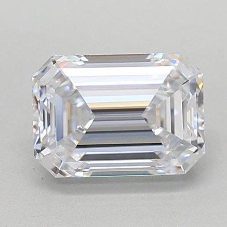 Diament laboratoryjny bezbarwny szlif szmaragdowy, 1.51ct, VVS2, D, IGI LG629403918