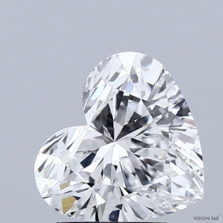 Diament laboratoryjny bezbarwny serce, 2.32ct, VVS2, E, IGI LG718505233