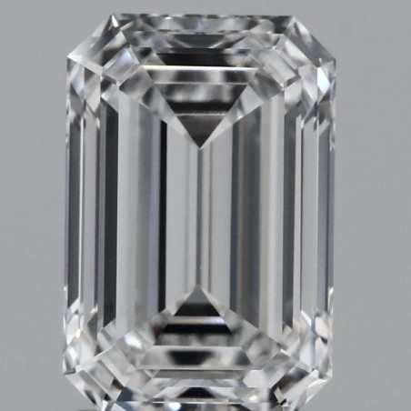 Diament laboratoryjny bezbarwny szlif szmaragdowy, 2.34ct, VVS2, D, IGI LG717526421