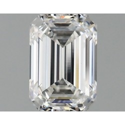 Diament laboratoryjny bezbarwny szlif szmaragdowy, 1.1ct, VVS2, E, IGI LG737557149