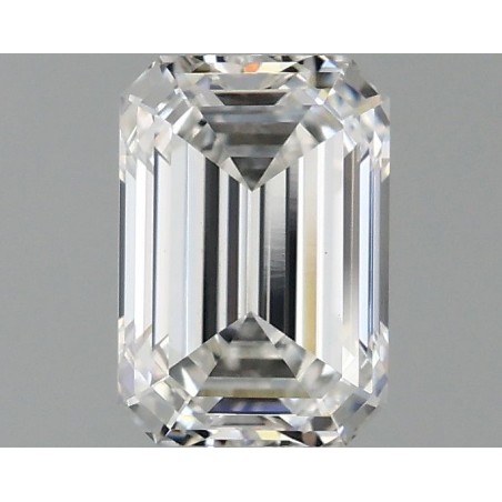 Diament laboratoryjny bezbarwny szlif szmaragdowy, 1.1ct, VVS2, E, IGI LG737557149