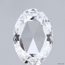 Diament laboratoryjny bezbarwny rozeta, 2.34ct, VVS1, D, IGI LG735530872