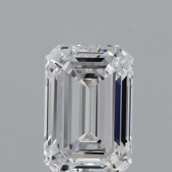 Diament laboratoryjny bezbarwny szlif szmaragdowy, 2.07ct, VVS1, D, IGI LG710559818