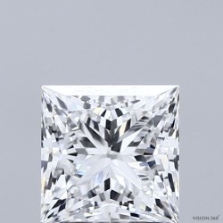 Diament laboratoryjny bezbarwny szlif princess, 2.07ct, VVS2, E, IGI LG718510139