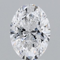 Diament laboratoryjny bezbarwny szlif owalny, 2.07ct, VVS1, D, IGI LG680503282