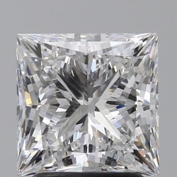 Diament laboratoryjny bezbarwny szlif princess, 2.5ct, VVS1, D, IGI LG669422695