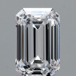 Diament laboratoryjny bezbarwny szlif szmaragdowy, 2.07ct, VVS2, D, IGI LG717508492